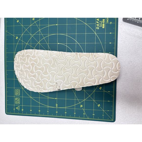 Neckermann Thong Sandals Leather Women's Size 40 EU / 9 - 9.5 US White See Pics - Picture 11 of 12